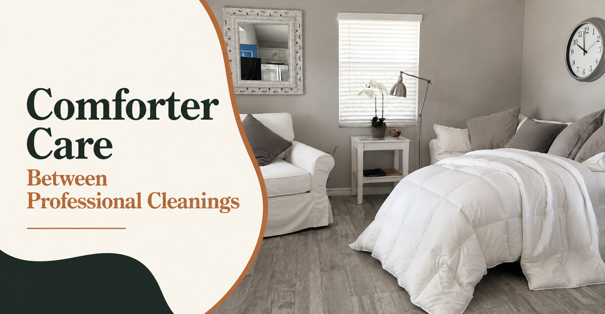 Comforter Care Between Professional Cleanings