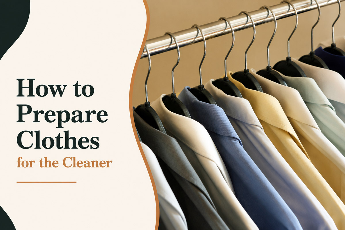 How to Prepare Clothes for the Cleaner