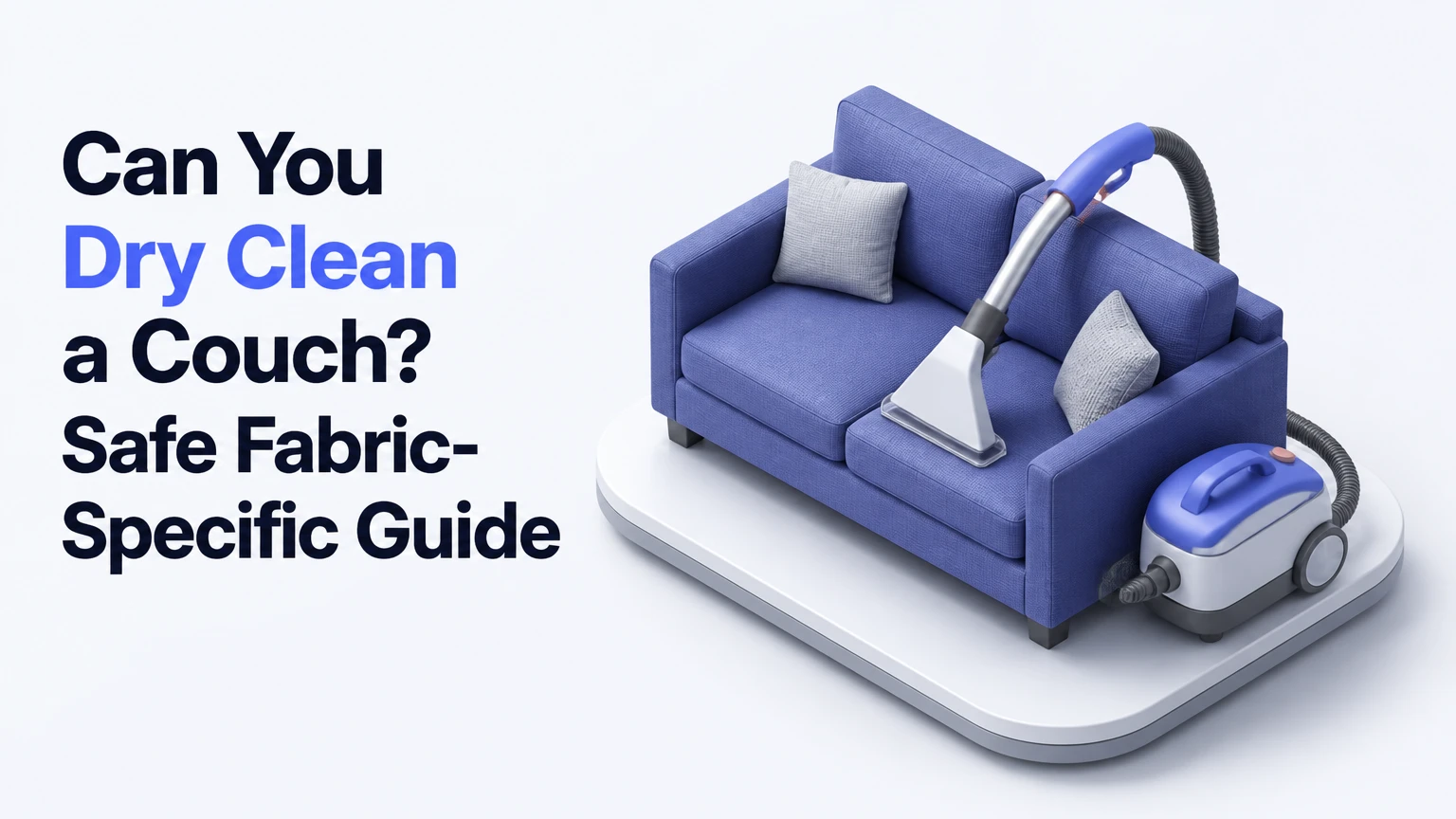 can you dry clean a couch