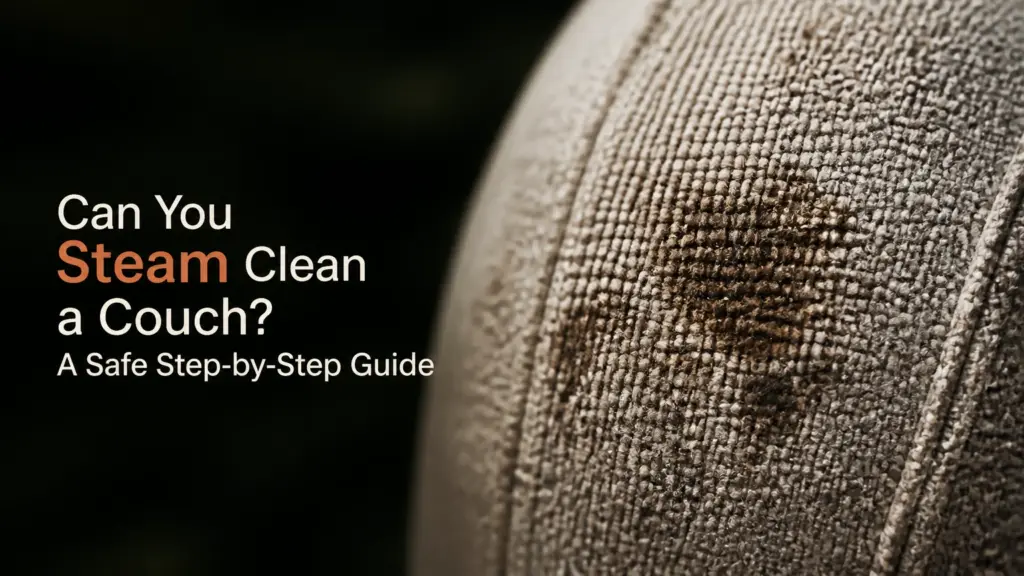 can you steam clean a couch