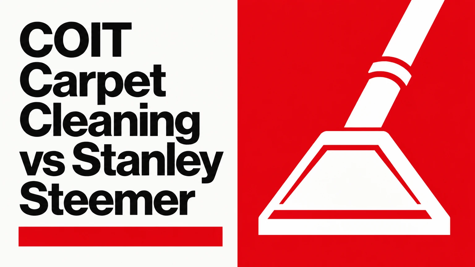 COIT Carpet Cleaning vs Stanley Steemer