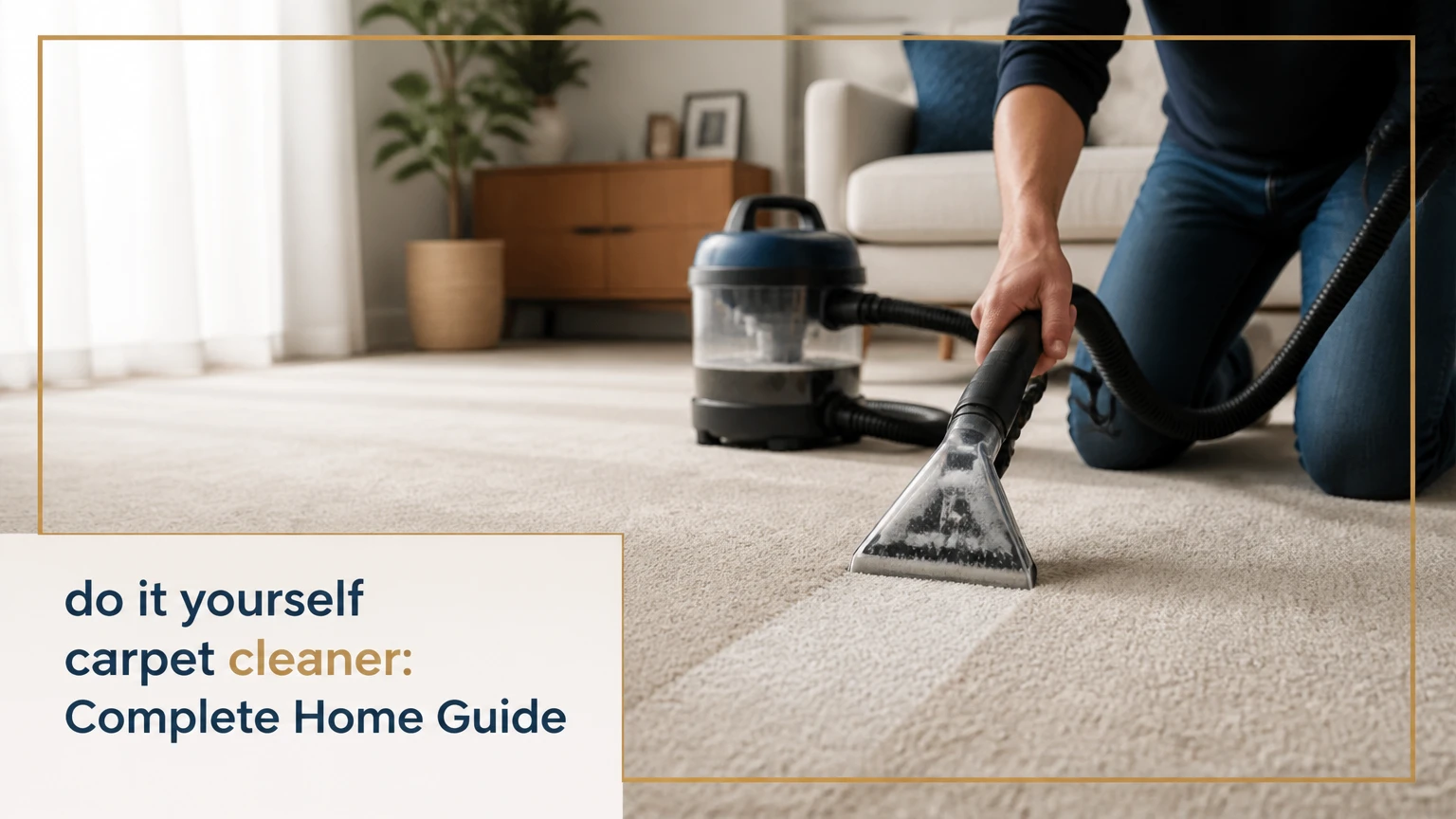 do it yourself carpet cleaner: Complete Home Guide