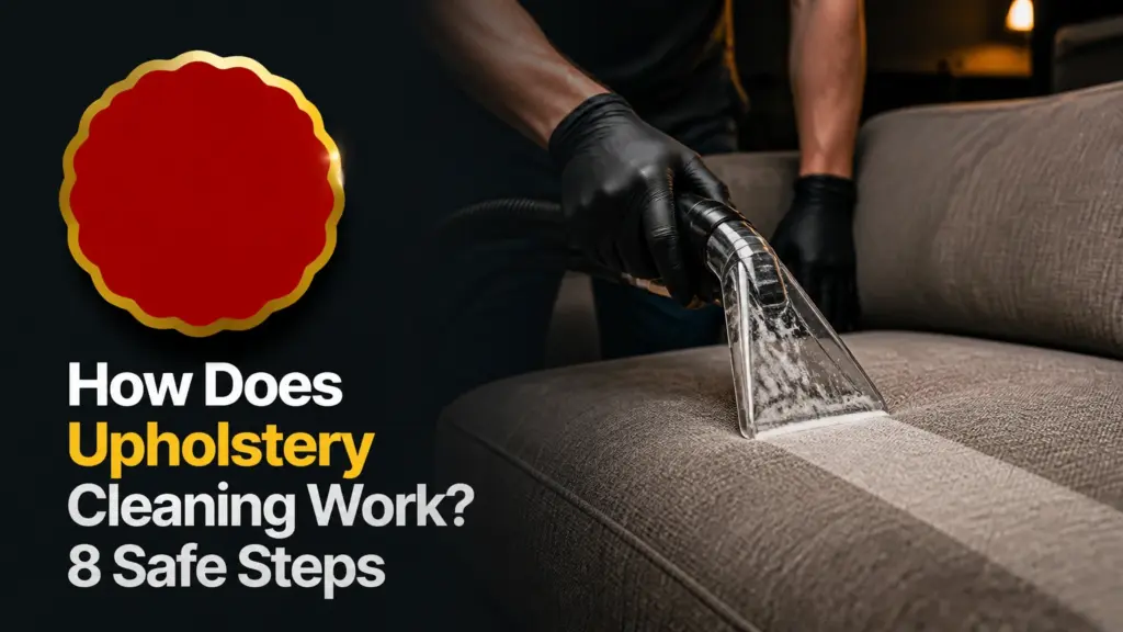 how does upholstery cleaning work
