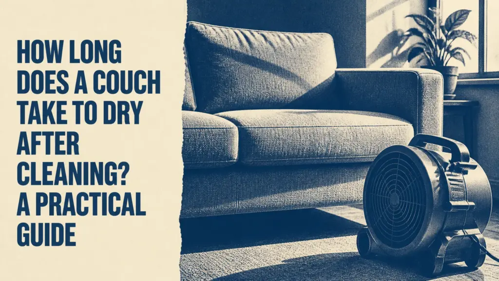 how long does a couch take to dry after cleaning