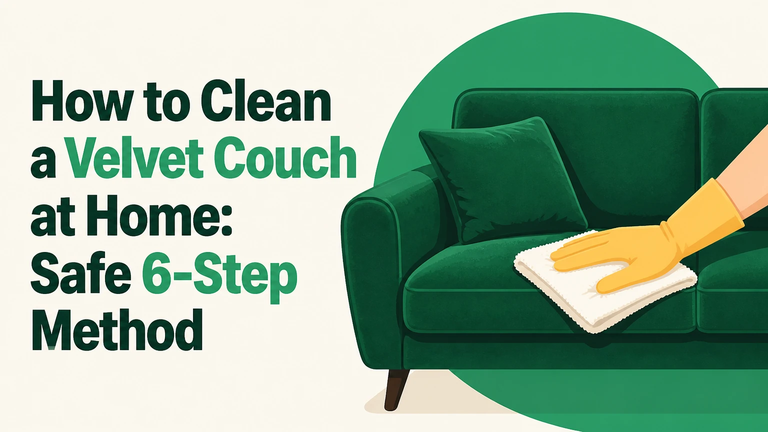 how to clean a velvet couch