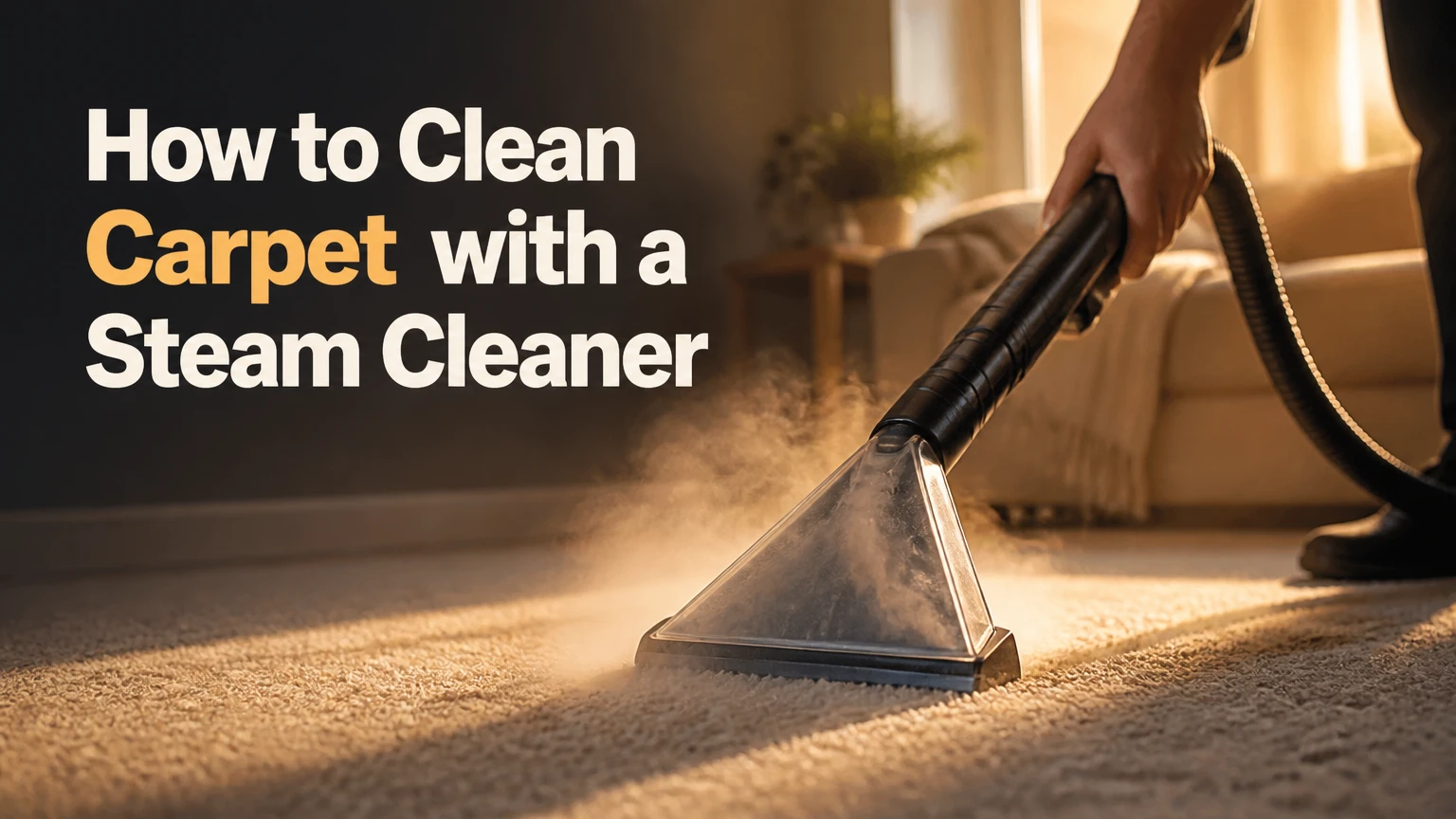 How to Clean Carpet with a Steam Cleaner
