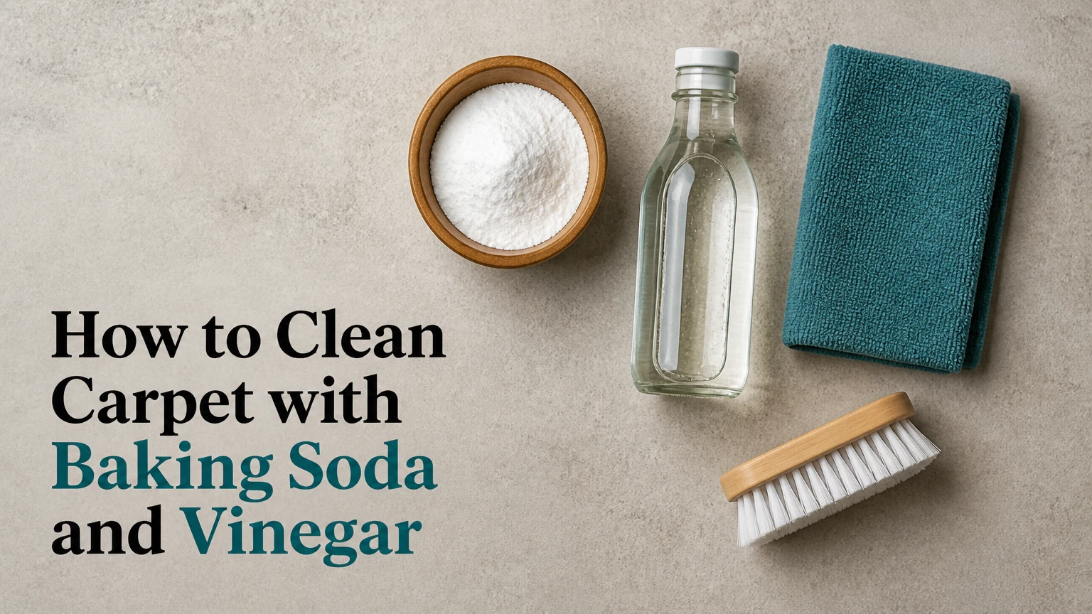 How to Clean Carpet with Baking Soda and Vinegar