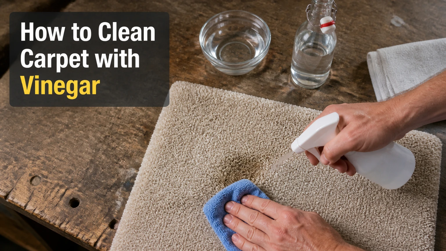 How to Clean Carpet with Vinegar