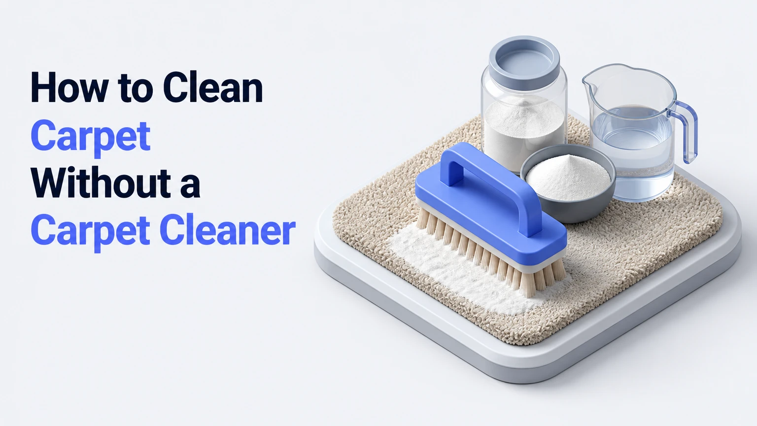 How to Clean Carpet Without a Carpet Cleaner