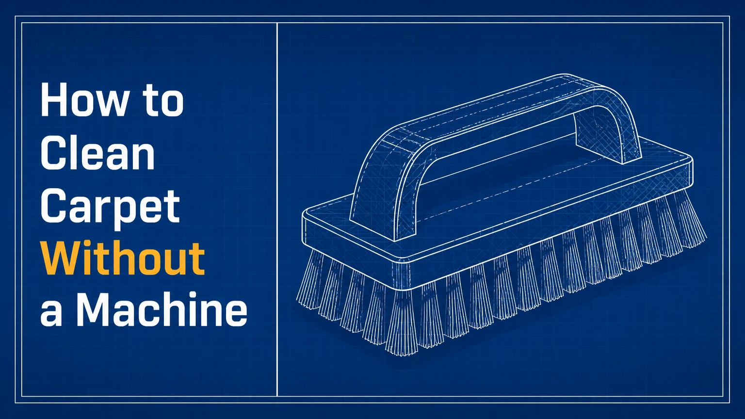 How to Clean Carpet Without a Machine