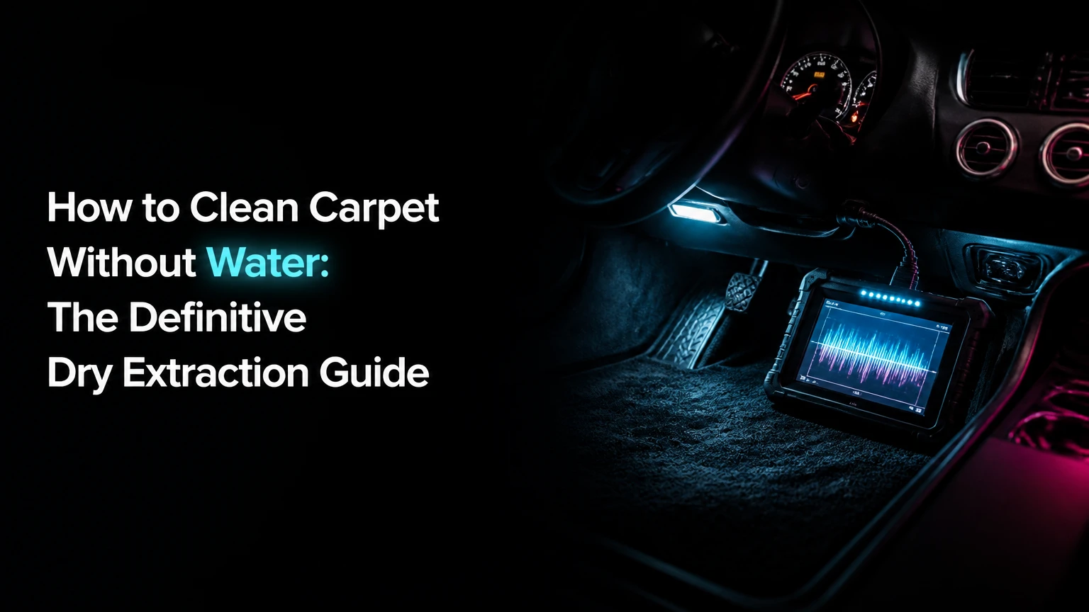 How to Clean Carpet Without Water: The Definitive Dry Extraction Guide