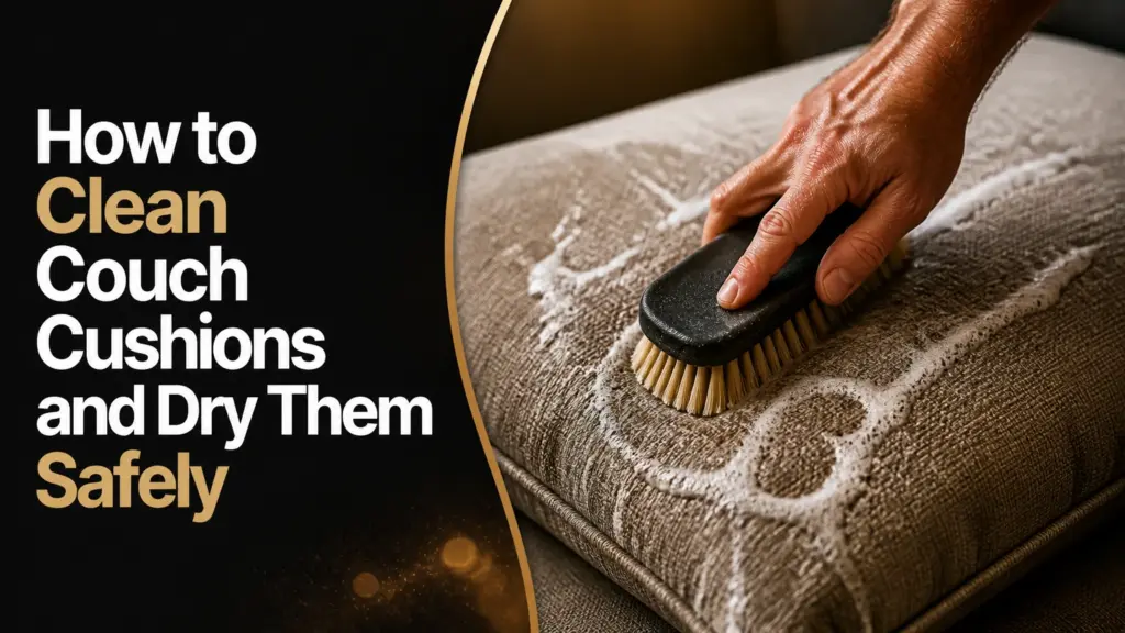 how to clean couch cushions