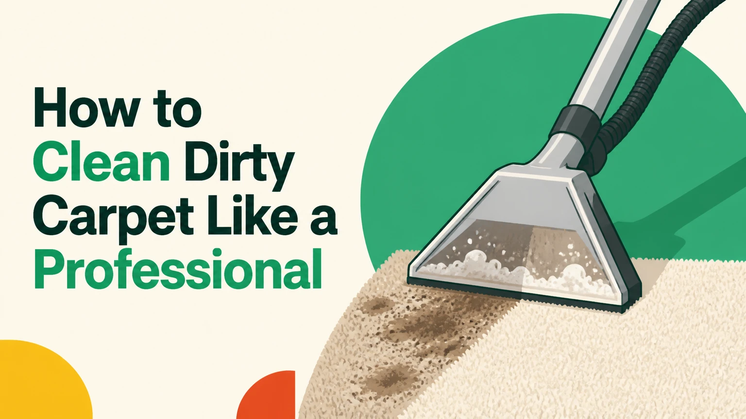 How to Clean Dirty Carpet Like a Professional