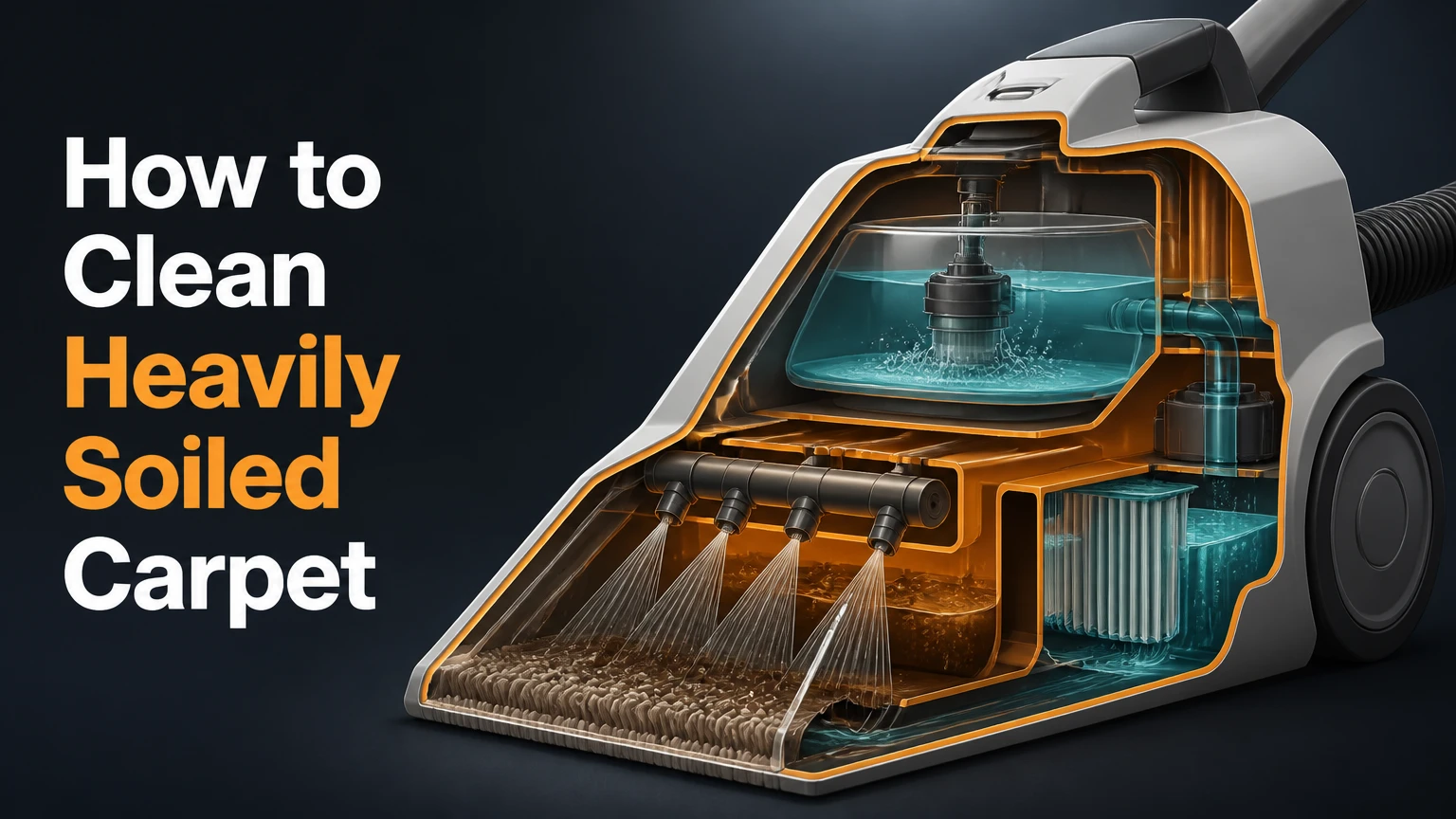 How to Clean Heavily Soiled Carpet
