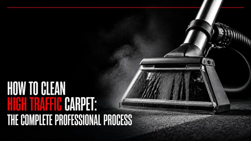 How to Clean High Traffic Carpet: The Complete Professional Process