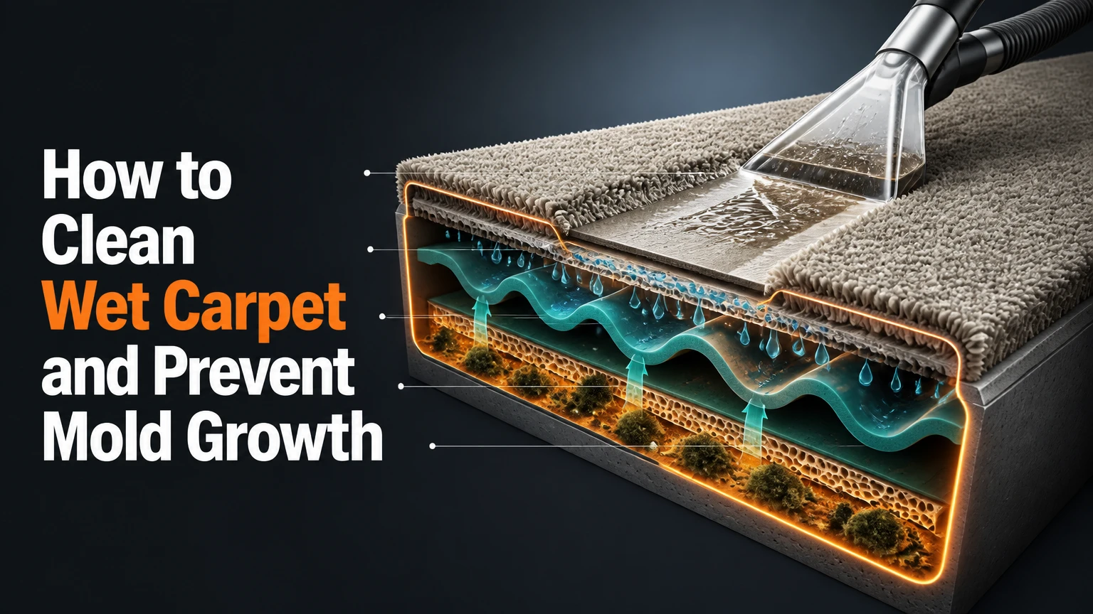 How to Clean Wet Carpet and Prevent Mold Growth
