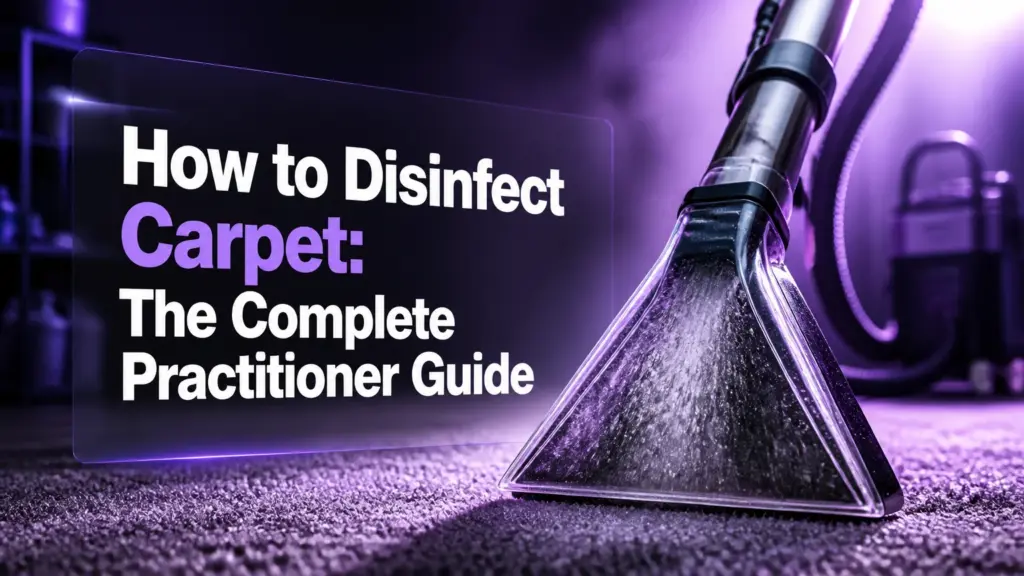 How to Disinfect Carpet: The Complete Practitioner Guide