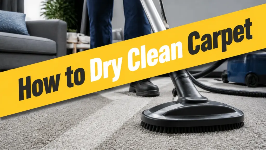 How to Dry Clean Carpet