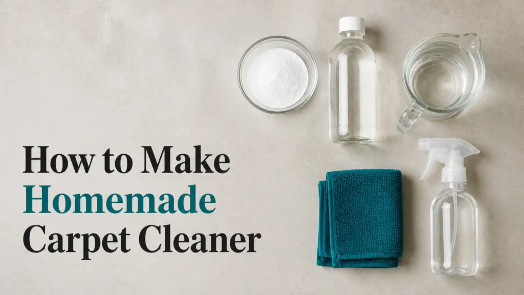 How to Make Homemade Carpet Cleaner