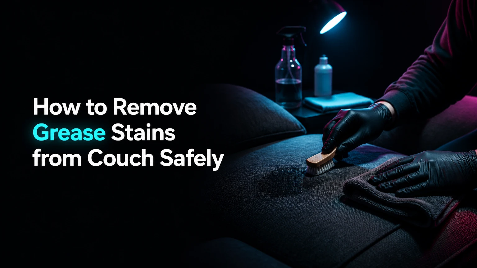 how to remove grease stains from couch