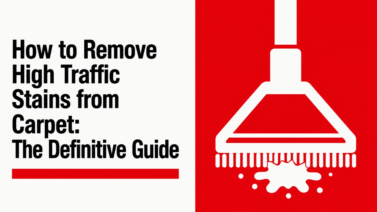 How to Remove High Traffic Stains from Carpet: The Definitive Guide