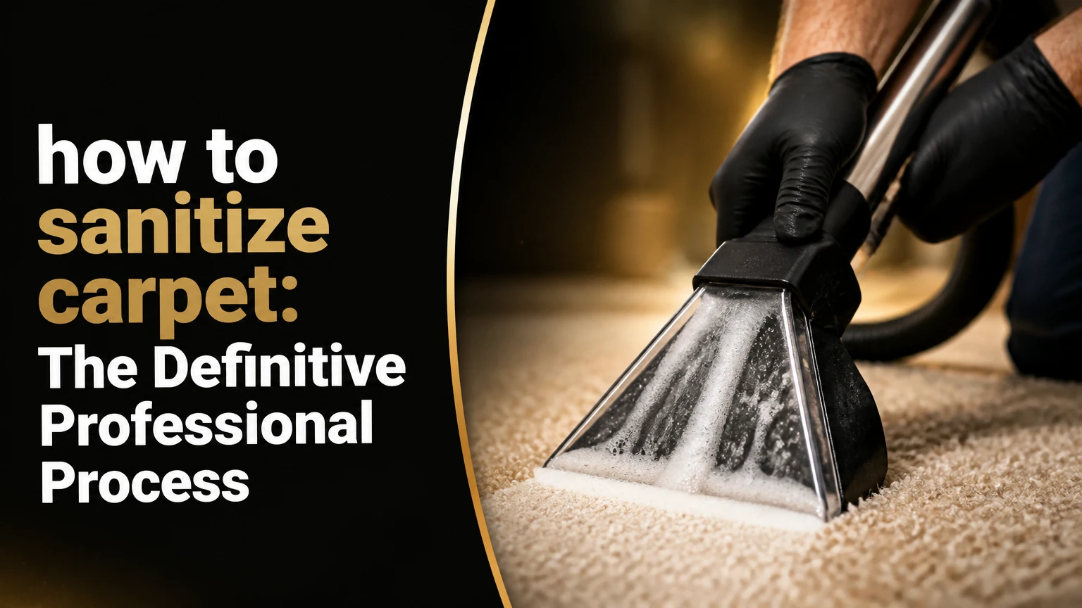 how to sanitize carpet: The Definitive Professional Process