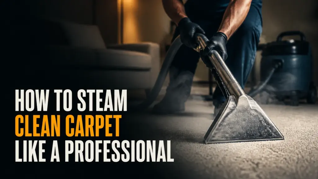 How to Steam Clean Carpet Like a Professional
