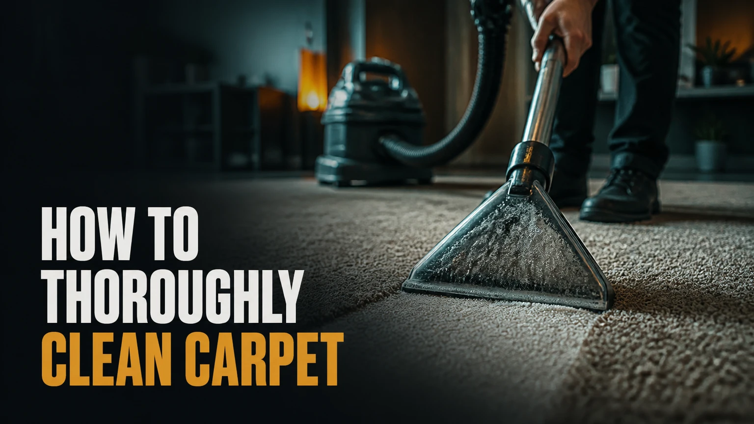 How to Thoroughly Clean Carpet