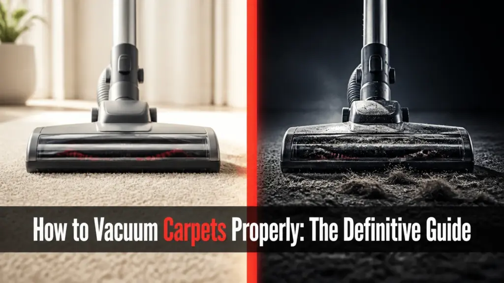 How to Vacuum Carpets Properly: The Definitive Guide