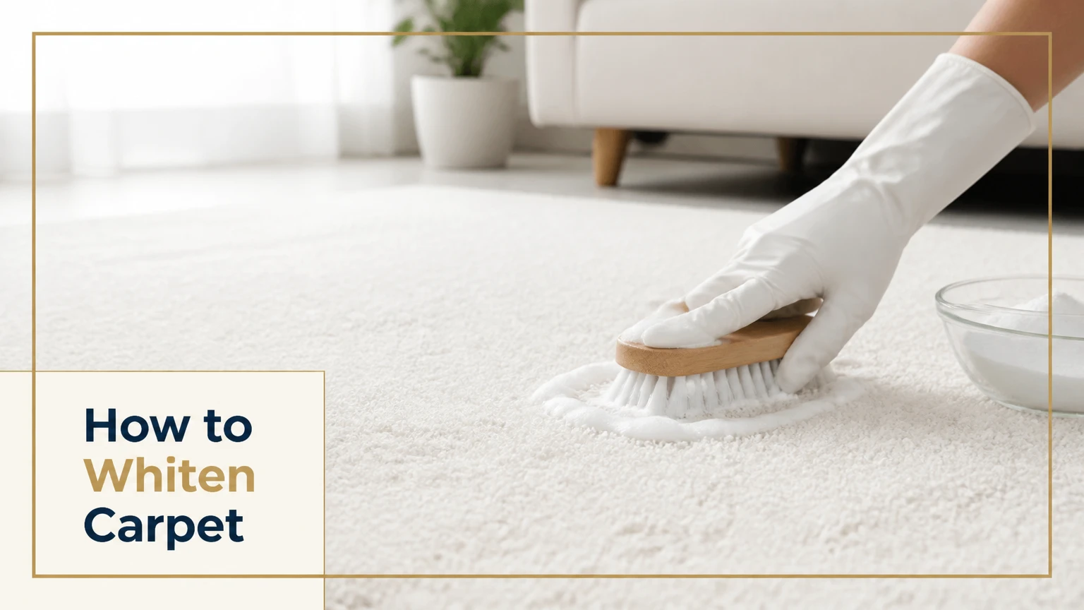 How to Whiten Carpet