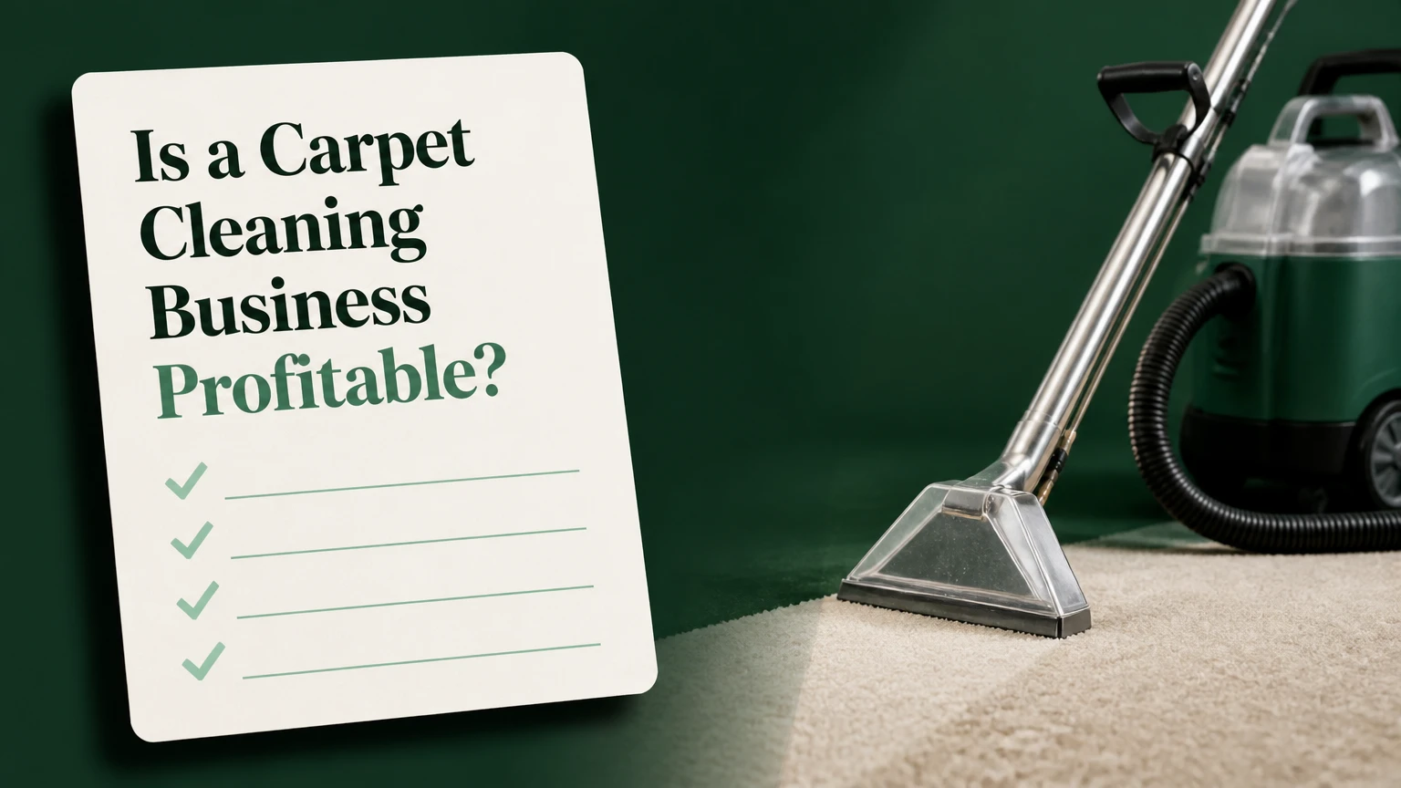 Is a Carpet Cleaning Business Profitable?