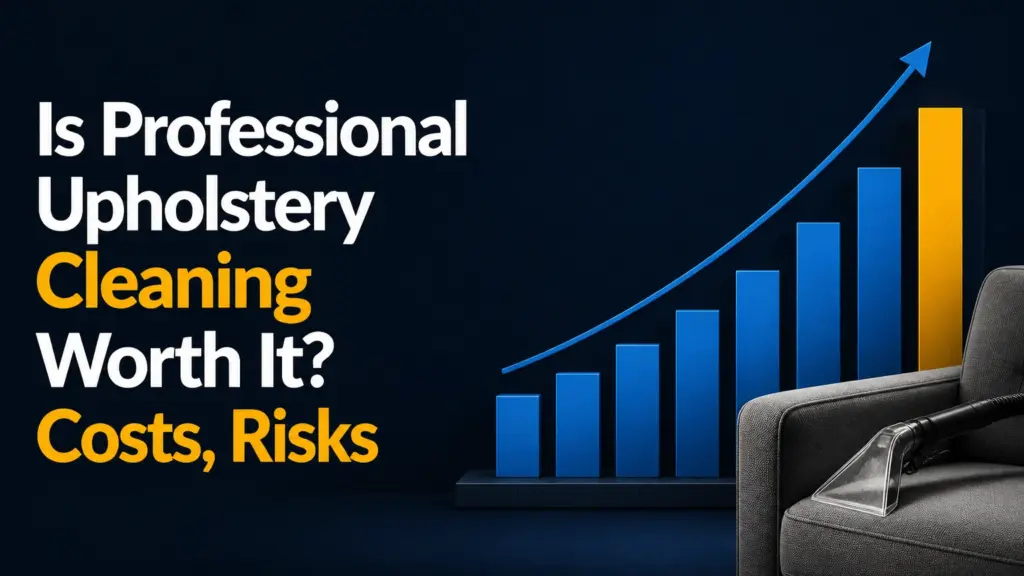 is professional upholstery cleaning worth it