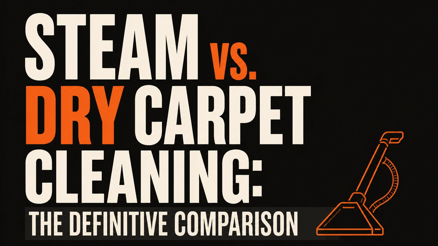 Steam vs. Dry Carpet Cleaning: The Definitive Comparison